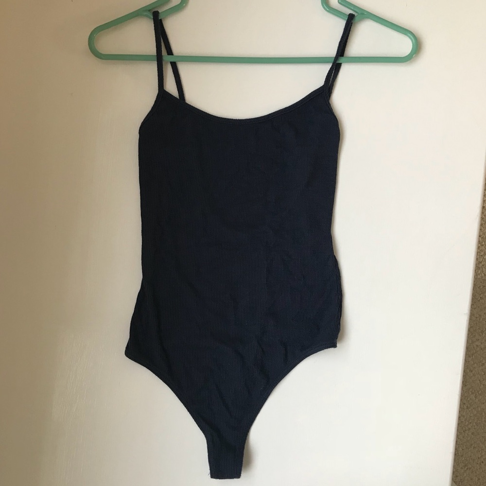 American Apparel Dark Blue Bodysuit
